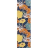 image:imageNourison Home Allur Yellow Multicolor 53 x 73 Area Rug  Easy Clean Non Shedding Bed Room Living Room Dining Room Kitchen 5 x 7Navy Multicolor
