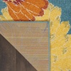 image:imageNourison Home Allur Yellow Multicolor 53 x 73 Area Rug  Easy Clean Non Shedding Bed Room Living Room Dining Room Kitchen 5 x 7Turquoise Multicolor