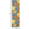 image:imageNourison Home Allur Yellow Multicolor 53 x 73 Area Rug  Easy Clean Non Shedding Bed Room Living Room Dining Room Kitchen 5 x 7Turquoise Multicolor