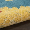 image:imageNourison Home Allur Yellow Multicolor 53 x 73 Area Rug  Easy Clean Non Shedding Bed Room Living Room Dining Room Kitchen 5 x 7Turquoise Multicolor