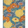 image:imageNourison Home Allur Yellow Multicolor 53 x 73 Area Rug  Easy Clean Non Shedding Bed Room Living Room Dining Room Kitchen 5 x 7Turquoise Multicolor