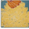 image:imageNourison Home Allur Yellow Multicolor 53 x 73 Area Rug  Easy Clean Non Shedding Bed Room Living Room Dining Room Kitchen 5 x 7Turquoise Multicolor