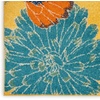 image:imageNourison Home Allur Yellow Multicolor 53 x 73 Area Rug  Easy Clean Non Shedding Bed Room Living Room Dining Room Kitchen 5 x 7Yellow Multicolor