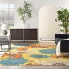 image:imageNourison Home Allur Yellow Multicolor 53 x 73 Area Rug  Easy Clean Non Shedding Bed Room Living Room Dining Room Kitchen 5 x 7Yellow Multicolor