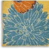 image:imageNourison Home Allur Yellow Multicolor 53 x 73 Area Rug  Easy Clean Non Shedding Bed Room Living Room Dining Room Kitchen 5 x 7Yellow Multicolor