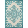 image:imageNourison Home Aloha Aqua 96 x 13 Area Rug  Easy Clean Non Shedding Bed Room Living Room Dining Room Kitchen 10 x 13Aqua