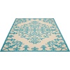 image:imageNourison Home Aloha Aqua 96 x 13 Area Rug  Easy Clean Non Shedding Bed Room Living Room Dining Room Kitchen 10 x 13Aqua