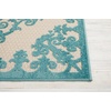 image:imageNourison Home Aloha Aqua 96 x 13 Area Rug  Easy Clean Non Shedding Bed Room Living Room Dining Room Kitchen 10 x 13Aqua