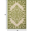 image:imageNourison Home Aloha Aqua 96 x 13 Area Rug  Easy Clean Non Shedding Bed Room Living Room Dining Room Kitchen 10 x 13Green