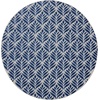 image:imageNourison Home Aloha Blue 53 x Round Area Rug  Easy Cleaning Non Shedding Bed Room Living Room Dining Room Kitchen 5 x Round