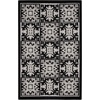 image:imageNourison Home Aloha Blue 9 x 12 Area Rug  Easy Clean Non Shedding Bed Room Living Room Dining Room Kitchen 9 x 12Black White
