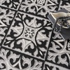 image:imageNourison Home Aloha Blue 9 x 12 Area Rug  Easy Clean Non Shedding Bed Room Living Room Dining Room Kitchen 9 x 12Black White