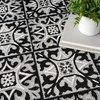 image:imageNourison Home Aloha Blue 9 x 12 Area Rug  Easy Clean Non Shedding Bed Room Living Room Dining Room Kitchen 9 x 12Black White