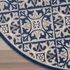 image:imageNourison Home Aloha Blue 9 x 12 Area Rug  Easy Clean Non Shedding Bed Room Living Room Dining Room Kitchen 9 x 12Blue