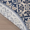 image:imageNourison Home Aloha Blue 9 x 12 Area Rug  Easy Clean Non Shedding Bed Room Living Room Dining Room Kitchen 9 x 12Blue