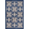image:imageNourison Home Aloha Blue 9 x 12 Area Rug  Easy Clean Non Shedding Bed Room Living Room Dining Room Kitchen 9 x 12Blue