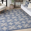 image:imageNourison Home Aloha Blue 9 x 12 Area Rug  Easy Clean Non Shedding Bed Room Living Room Dining Room Kitchen 9 x 12Blue