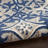 image:imageNourison Home Aloha Blue 9 x 12 Area Rug  Easy Clean Non Shedding Bed Room Living Room Dining Room Kitchen 9 x 12Blue
