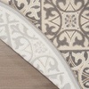 image:imageNourison Home Aloha Blue 9 x 12 Area Rug  Easy Clean Non Shedding Bed Room Living Room Dining Room Kitchen 9 x 12Ivory Grey