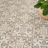 image:imageNourison Home Aloha Blue 9 x 12 Area Rug  Easy Clean Non Shedding Bed Room Living Room Dining Room Kitchen 9 x 12Ivory Grey