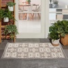 image:imageNourison Home Aloha Blue 9 x 12 Area Rug  Easy Clean Non Shedding Bed Room Living Room Dining Room Kitchen 9 x 12Ivory Grey