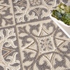 image:imageNourison Home Aloha Blue 9 x 12 Area Rug  Easy Clean Non Shedding Bed Room Living Room Dining Room Kitchen 9 x 12Ivory Grey