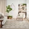 image:imageNourison Home Aloha Blue 9 x 12 Area Rug  Easy Clean Non Shedding Bed Room Living Room Dining Room Kitchen 9 x 12Ivory Grey
