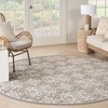 image:imageNourison Home Aloha Blue 9 x 12 Area Rug  Easy Clean Non Shedding Bed Room Living Room Dining Room Kitchen 9 x 12Ivory Grey