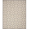 image:imageNourison Home Aloha Blue 9 x 12 Area Rug  Easy Clean Non Shedding Bed Room Living Room Dining Room Kitchen 9 x 12Ivory Grey