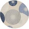 image:imageNourison Home Aloha Blue Grey 36 x 56 Area Rug  Easy Clean Non Shedding Bed Room Living Room Dining Room Kitchen 4 x 6BlueGrey