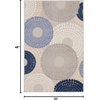 image:imageNourison Home Aloha Blue Grey 36 x 56 Area Rug  Easy Clean Non Shedding Bed Room Living Room Dining Room Kitchen 4 x 6BlueGrey