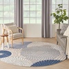 image:imageNourison Home Aloha Blue Grey 36 x 56 Area Rug  Easy Clean Non Shedding Bed Room Living Room Dining Room Kitchen 4 x 6BlueGrey