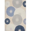 image:imageNourison Home Aloha Blue Grey 36 x 56 Area Rug  Easy Clean Non Shedding Bed Room Living Room Dining Room Kitchen 4 x 6BlueGrey