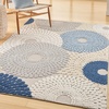 image:imageNourison Home Aloha Blue Grey 36 x 56 Area Rug  Easy Clean Non Shedding Bed Room Living Room Dining Room Kitchen 4 x 6BlueGrey
