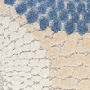 image:imageNourison Home Aloha Blue Grey 36 x 56 Area Rug  Easy Clean Non Shedding Bed Room Living Room Dining Room Kitchen 4 x 6BlueGrey