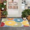 image:imageNourison Home Aloha Blue Grey 36 x 56 Area Rug  Easy Clean Non Shedding Bed Room Living Room Dining Room Kitchen 4 x 6Multi Color