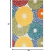 image:imageNourison Home Aloha Blue Grey 36 x 56 Area Rug  Easy Clean Non Shedding Bed Room Living Room Dining Room Kitchen 4 x 6Multi Color