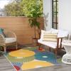 image:imageNourison Home Aloha Blue Grey 36 x 56 Area Rug  Easy Clean Non Shedding Bed Room Living Room Dining Room Kitchen 4 x 6Multi Color