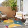 image:imageNourison Home Aloha Blue Grey 36 x 56 Area Rug  Easy Clean Non Shedding Bed Room Living Room Dining Room Kitchen 4 x 6Multi Color