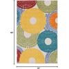 image:imageNourison Home Aloha Blue Grey 36 x 56 Area Rug  Easy Clean Non Shedding Bed Room Living Room Dining Room Kitchen 4 x 6Multi Color