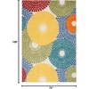 image:imageNourison Home Aloha Blue Grey 36 x 56 Area Rug  Easy Clean Non Shedding Bed Room Living Room Dining Room Kitchen 4 x 6Multi Color