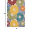 image:imageNourison Home Aloha Blue Grey 36 x 56 Area Rug  Easy Clean Non Shedding Bed Room Living Room Dining Room Kitchen 4 x 6Multi Color