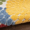 image:imageNourison Home Aloha Blue Grey 36 x 56 Area Rug  Easy Clean Non Shedding Bed Room Living Room Dining Room Kitchen 4 x 6Multi Color
