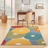 image:imageNourison Home Aloha Blue Grey 36 x 56 Area Rug  Easy Clean Non Shedding Bed Room Living Room Dining Room Kitchen 4 x 6Multi Color