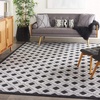 image:imageNourison Home Aloha Blue Grey 4 x Round Area Rug  Easy Clean Non Shedding Bed Room Living Room Dining Room Kitchen 4 x RoundBlack White