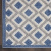 image:imageNourison Home Aloha Blue Grey 4 x Round Area Rug  Easy Clean Non Shedding Bed Room Living Room Dining Room Kitchen 4 x RoundBlueGrey