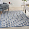 image:imageNourison Home Aloha Blue Grey 4 x Round Area Rug  Easy Clean Non Shedding Bed Room Living Room Dining Room Kitchen 4 x RoundBlueGrey