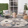 image:imageNourison Home Aloha Blue Grey 53 x 75 Area Rug  Easy Clean Non Shedding Bed Room Living Room Dining Room Kitchen 5 x 8Beige
