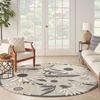 image:imageNourison Home Aloha Blue Grey 53 x 75 Area Rug  Easy Clean Non Shedding Bed Room Living Room Dining Room Kitchen 5 x 8Beige