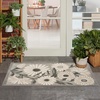 image:imageNourison Home Aloha Blue Grey 53 x 75 Area Rug  Easy Clean Non Shedding Bed Room Living Room Dining Room Kitchen 5 x 8Beige